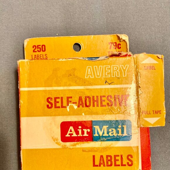 Vintage Avery "Special Delivery" and "Air Mail" Labels - Picture 5 of 5